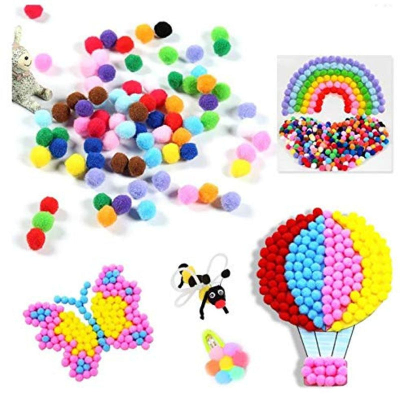 Medium Craft Pom Pom Balls – 2CM – Pack of 50 – CPBM00