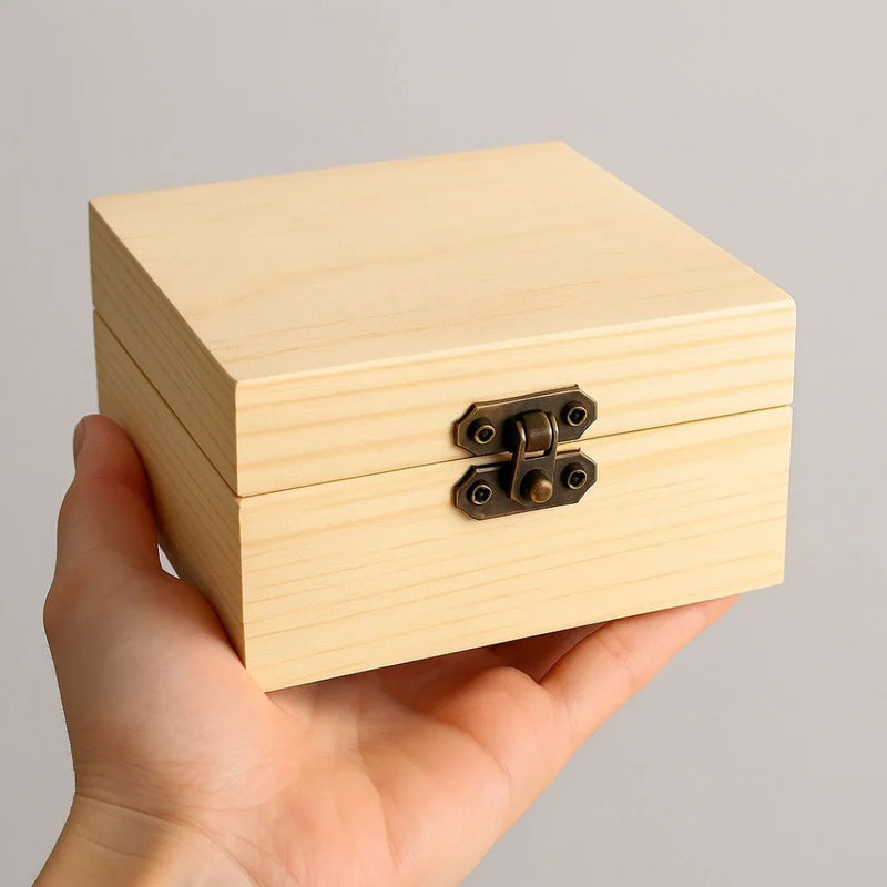 Wooden Box Square 6X6Inch