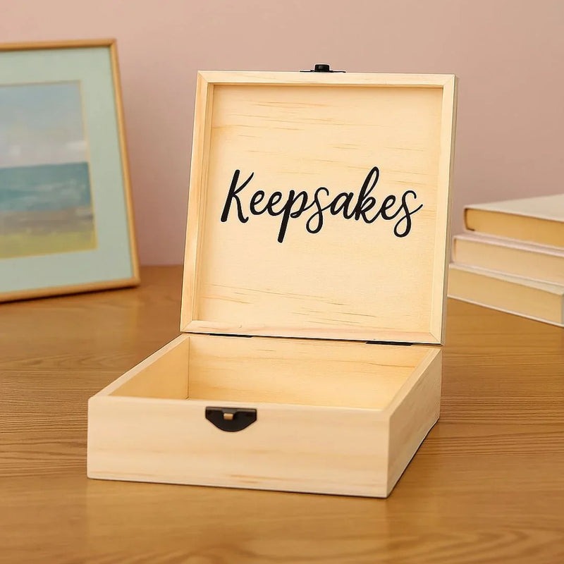 Wooden Box Square 6X6Inch