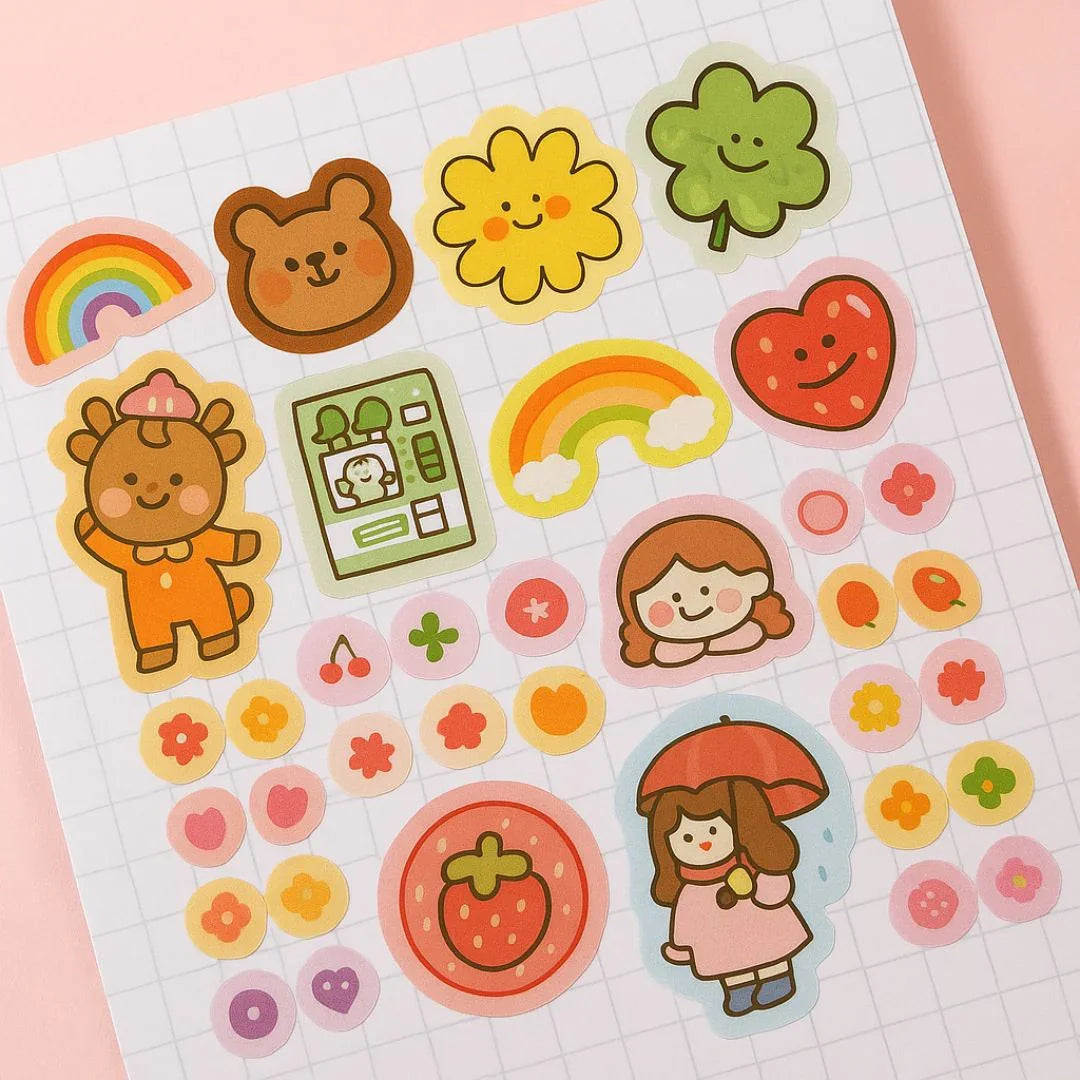Kawaii decorative paper tape | contain 10 unit Tape roles |
