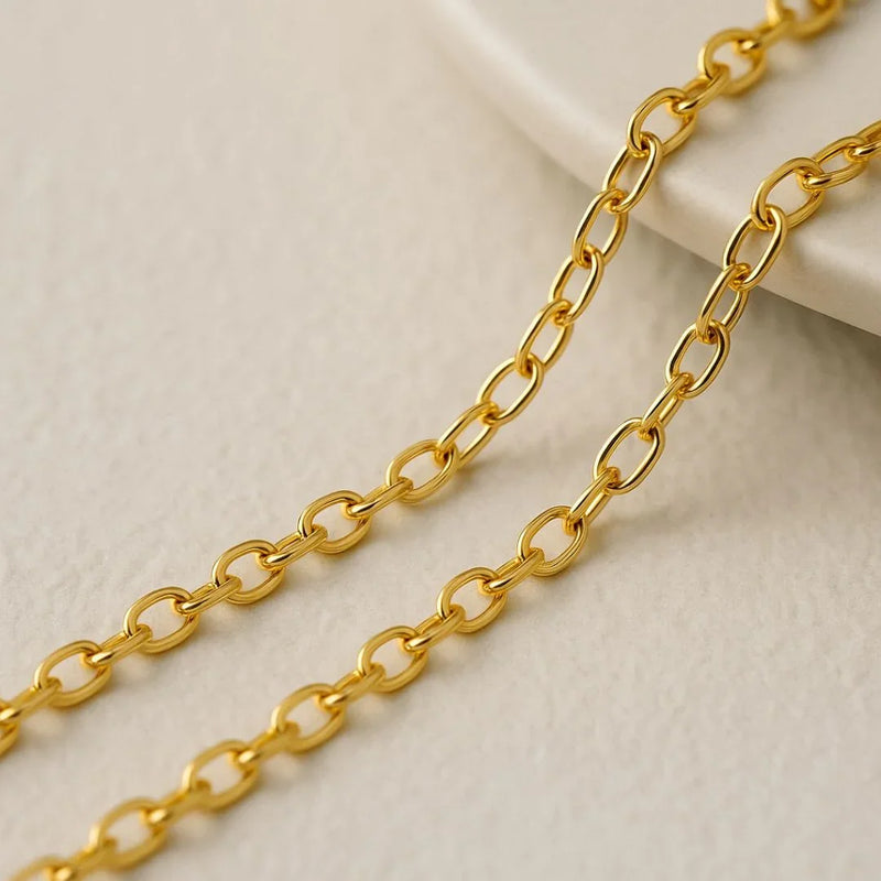 Chain R 1.5Mtr Gold 0.7Mm      Code  Cr0715G