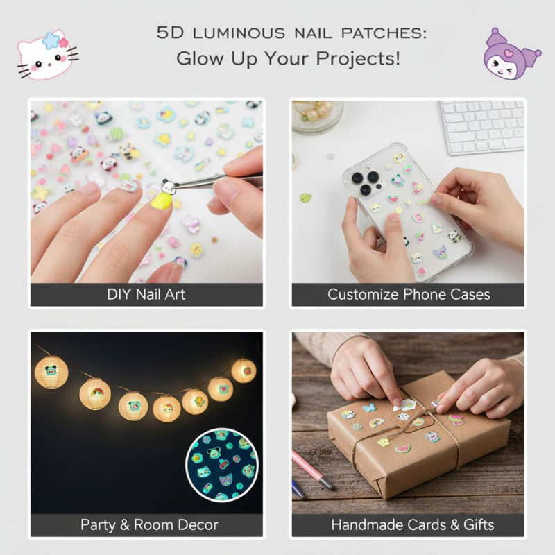 DC 5D Creative Nail Stickers | Premium Nail Art Stickers