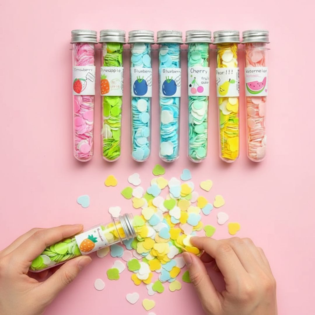 MG Traders Household Goods Fruity tube Hand Washing Cleaning Paper Soap Flakes  ( pack of 1 tube)