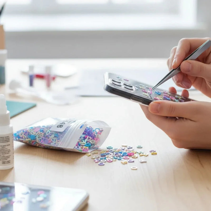 Colorful Capital Alphabet Resin Charms | 5mm 10g Pack