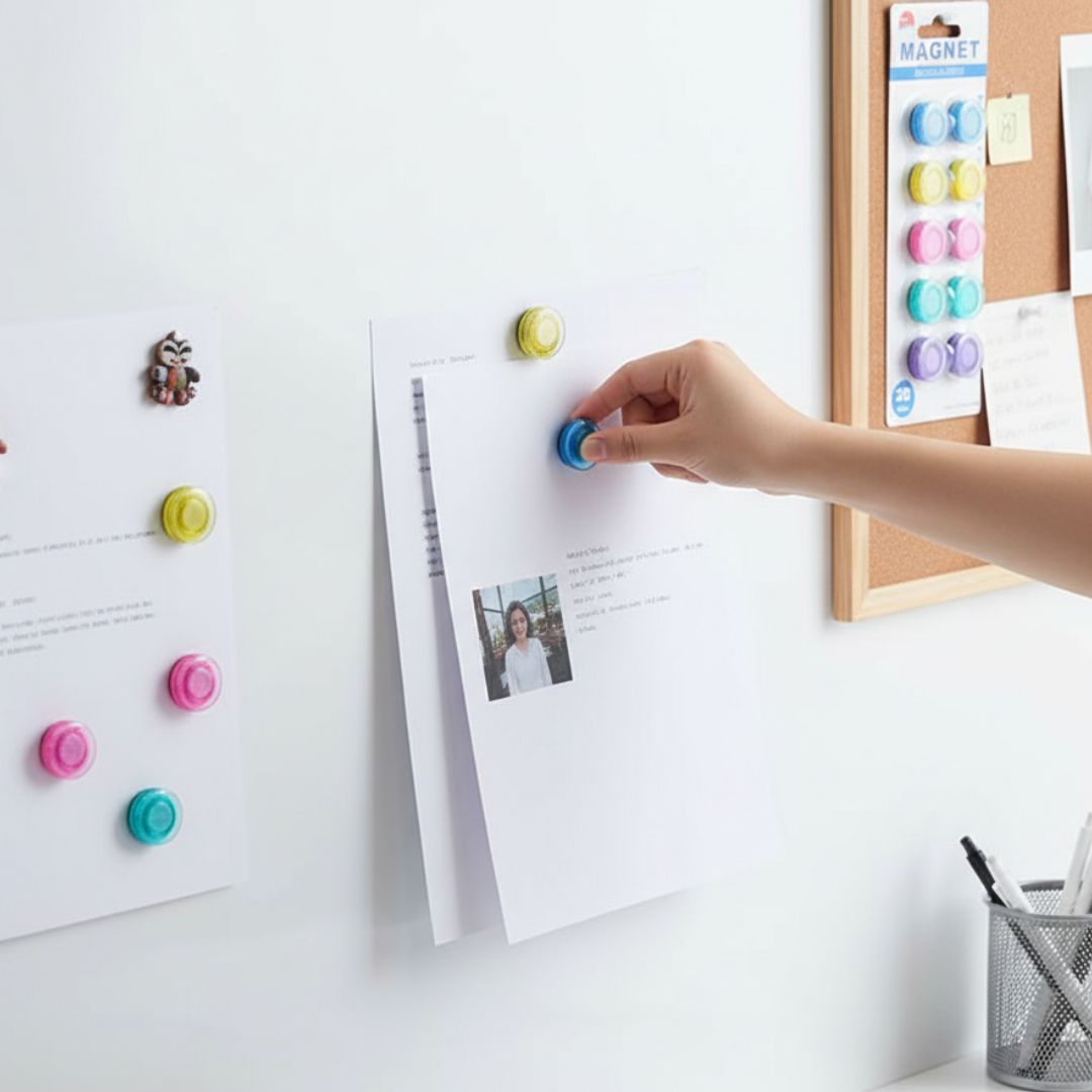 MG Traders Magnet Sheet & Buttons 20Mm Tp Magnet 10Pc (20Tp)