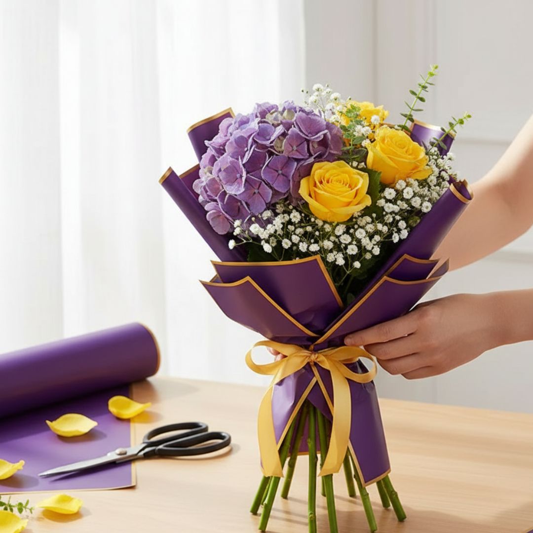 MG Traders Wrapping Papers Wrapping Paper Plastic (20 Sheet) Mg2520V