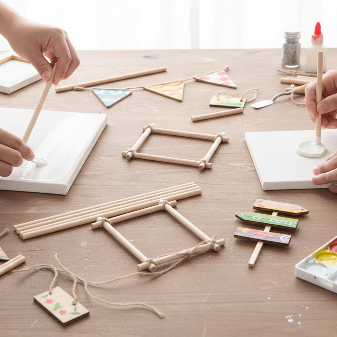 Cd3 Wooden Stick 30Cmx8Mm (8 Stick)