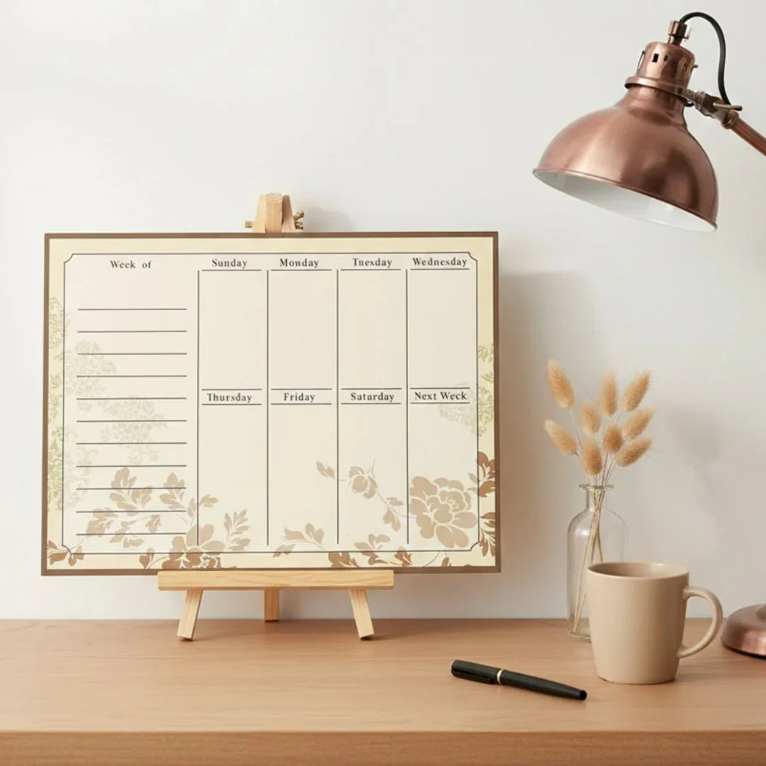 A3 Magnetic Planner | Weekly & Monthly Board for 2026 | Full magnetic | 5 Years Warranty ✅️