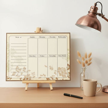 A3 Magnetic Planner | Weekly & Monthly Board for 2026