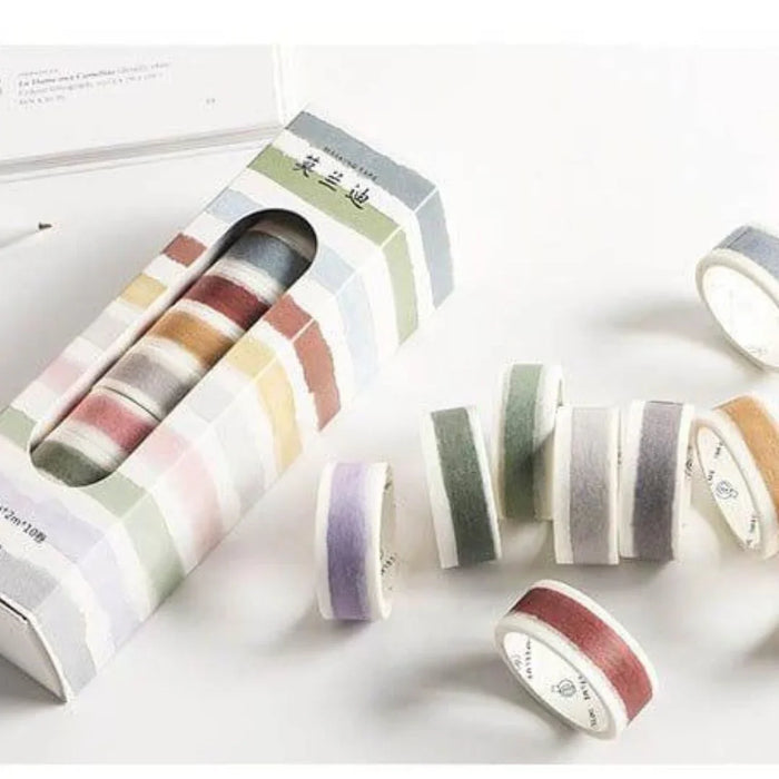 Washi Tapes Vintage Edition | Pack of 10 Tapes Pack of 1