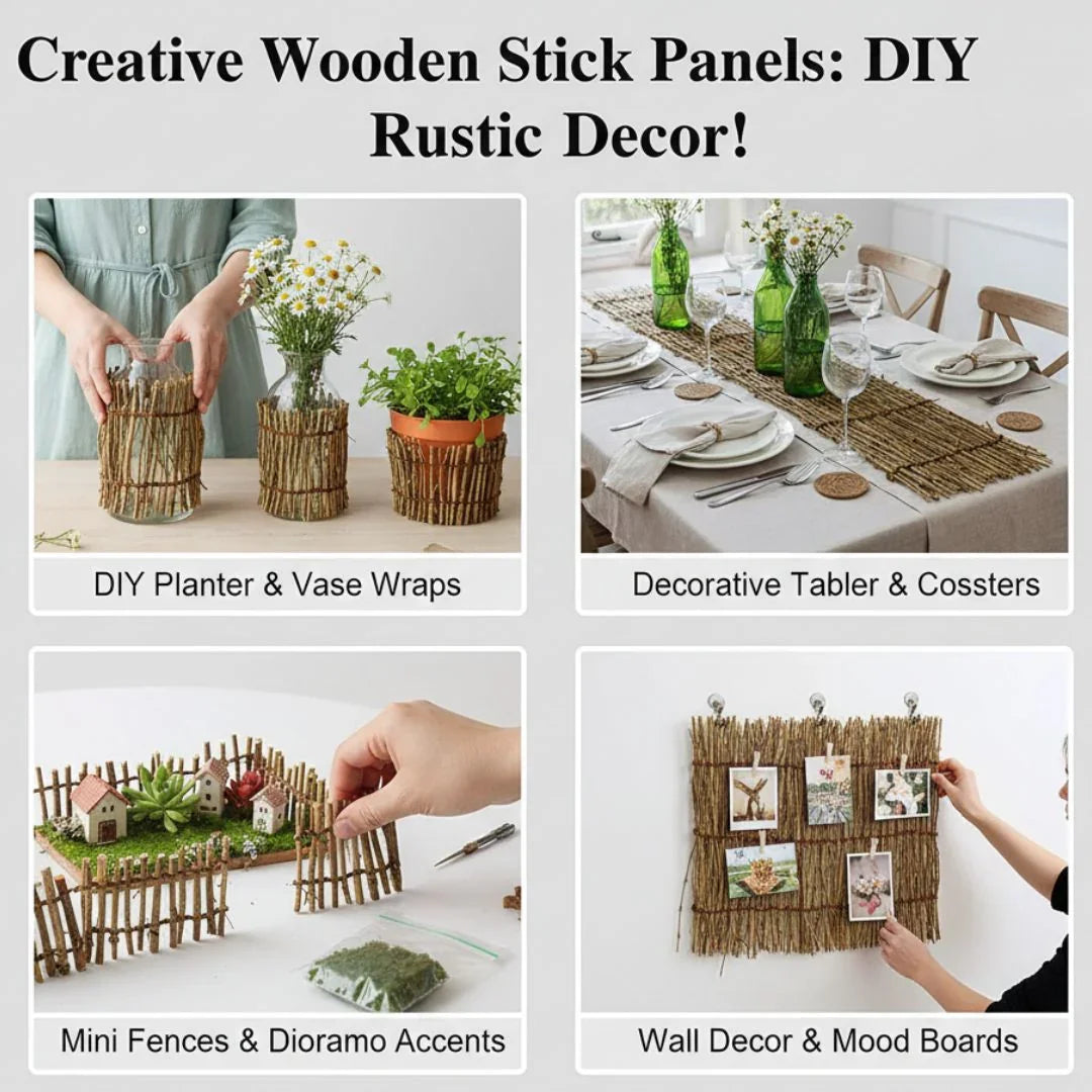 Natural Wooden Craft Sudare Sheet – 10 Inch ( 1 Pcs)
