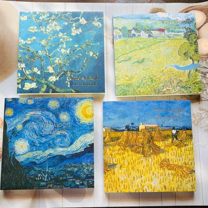 Van Gogh Square Sketchbook l 8.3x 8.3 l Pack of 1