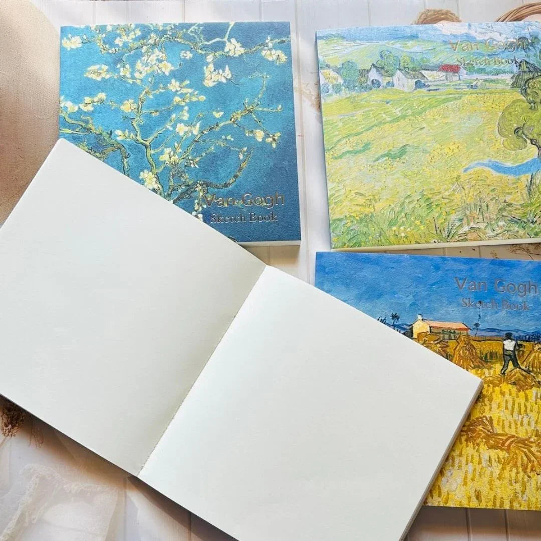 Van Gogh Square Sketchbook l 8.3x 8.3 l Pack of 1