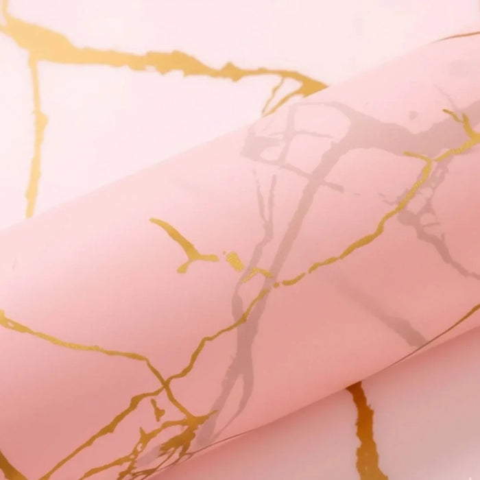 Premium Pink Plastic Wrapping Sheets | Pack of 20 Sheets