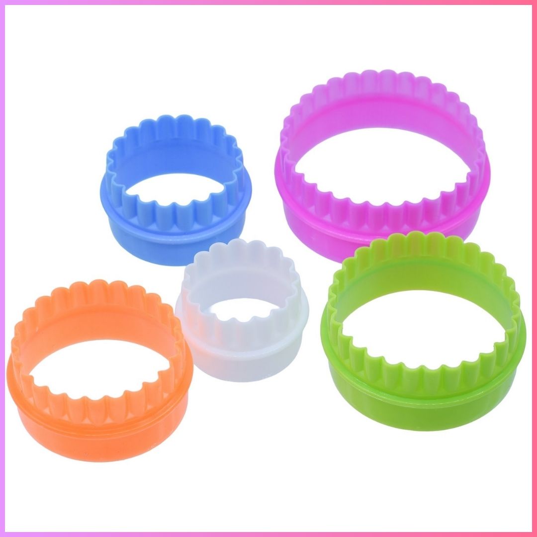 Round Clay Model Plastic l  Pack of 1 contains 5 pcs