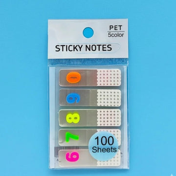 Sticky Notes 12x45mm 5 TP 6 TO 0 | 1  Pack (100 sheets)