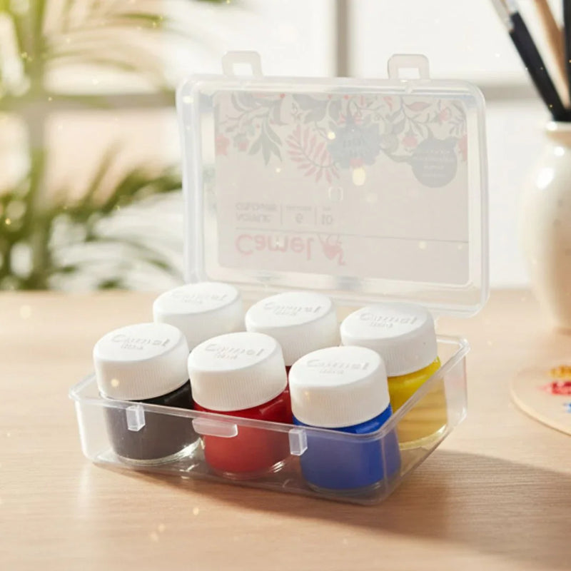 Camel Acrylic Colours Set | 6 Shades (pack of 1)