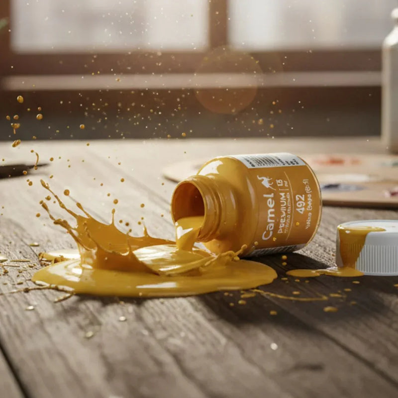 Yellow Ochre acrylic colour l 492 l 15ml