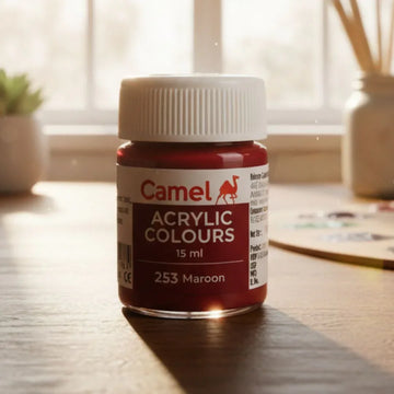 Maroon acrylic colour l 253 l 15ml
