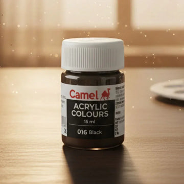 Black acrylic colour l 016 l 15ml