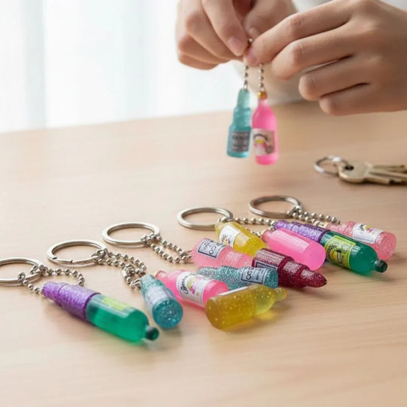 Miniature Craft Bottles - 10 Piece Set (Compact & Versatile)