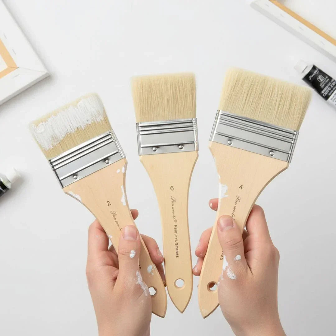 3Pc Gesso Brush Off White Bs8033