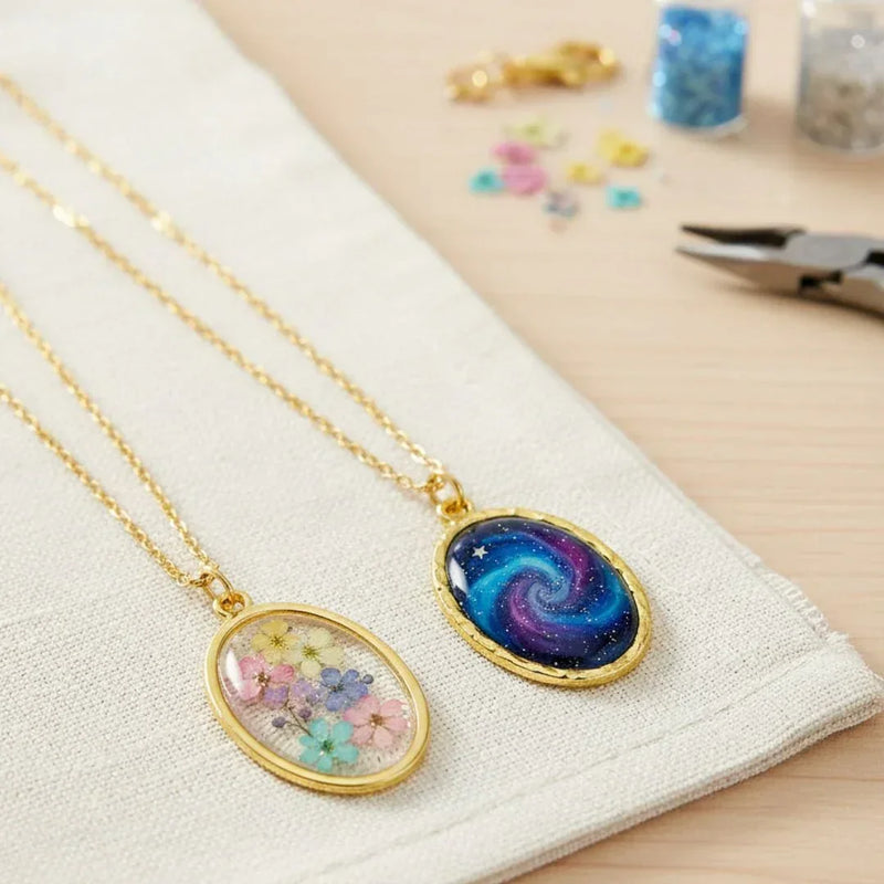 Gold Oval Bezel Blanks for Jewelry & Resin (5 Pieces)