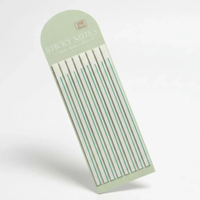 Sticky Notes Green 8 Strip  14Cmx5Mm pack of 1 (88203)