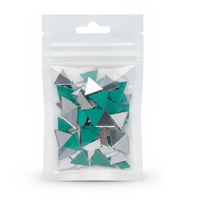 Triangle Mirror Glass for Lippan Art (10x10x10mm) ( pack of 1)