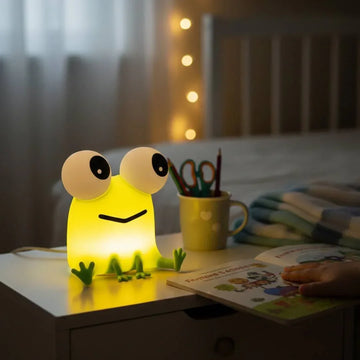 Frog Night Light for Kids, Soft Silicone Nursery Night Lamp Rechargeable I FREE SHIPPING