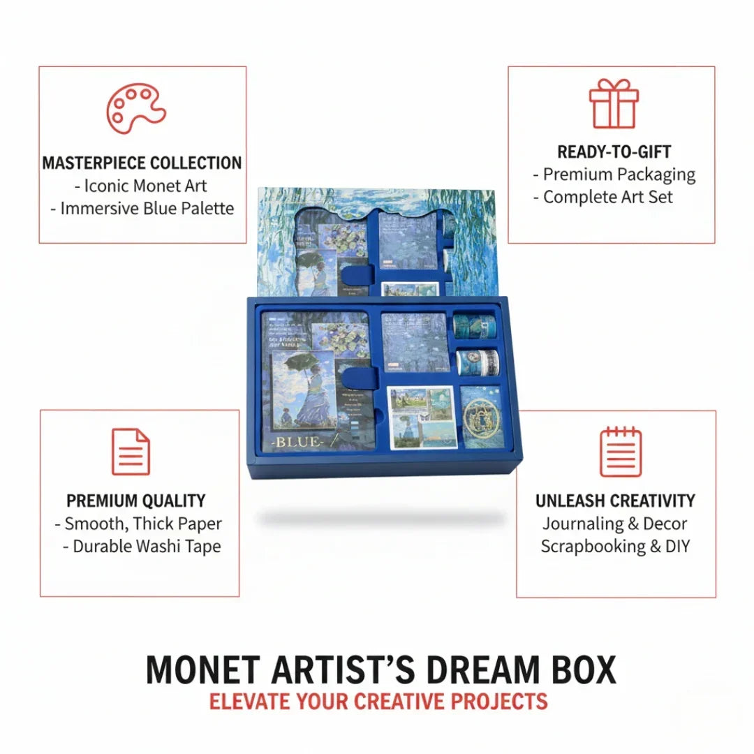 Van Gogh Jumbo journaling kit for 2026 with diary, stickers & bookmark