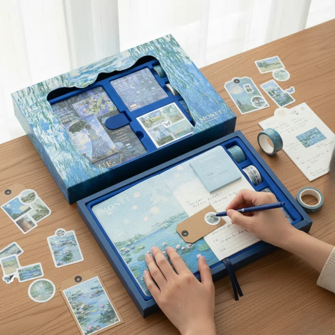 Van Gogh Jumbo journaling kit for 2026 with diary, stickers & bookmark