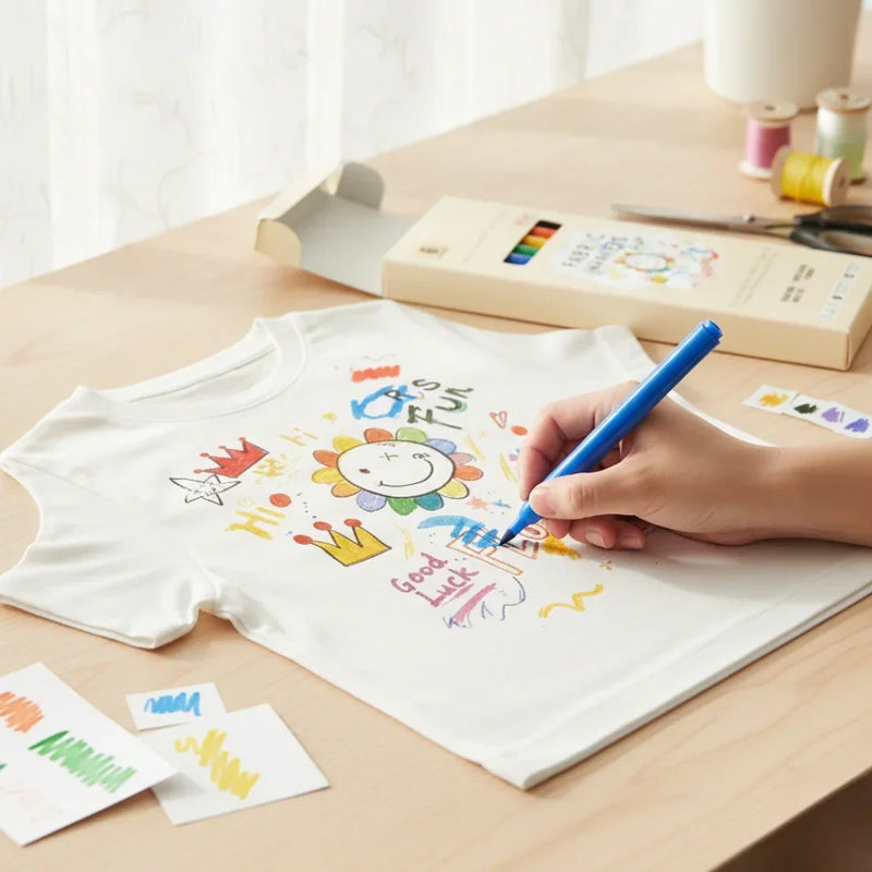 (BUY 1 GET 1 FREE) Waterproof All surface Markers l Pack of  6-Color l works on All surface | Shoes | bags | clothes | Wood | plastic | resin | caps