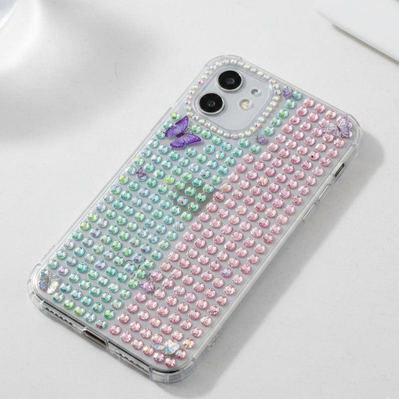 Sparkling Dotted Crystal Stickers for Crafts & Decor (pack of 1)