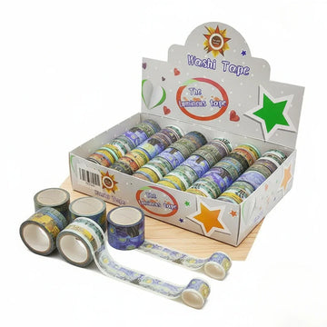 Van Gogh Theme Washi tapes I Combo pack of 60 Tapes