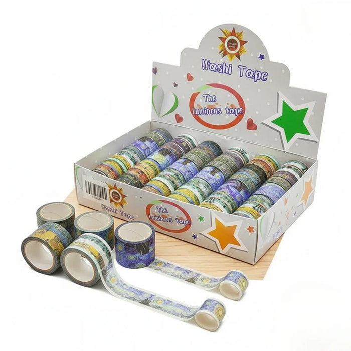 Van Gogh Theme Washi tapes I Combo pack of 60 Tapes