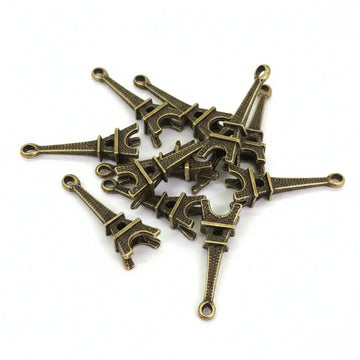 Eiffel Tower Metal copper (pack of 1) 10 pcs