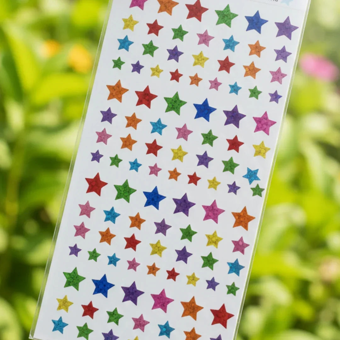 3D Sticker Star Mix Colour l Pack of 1