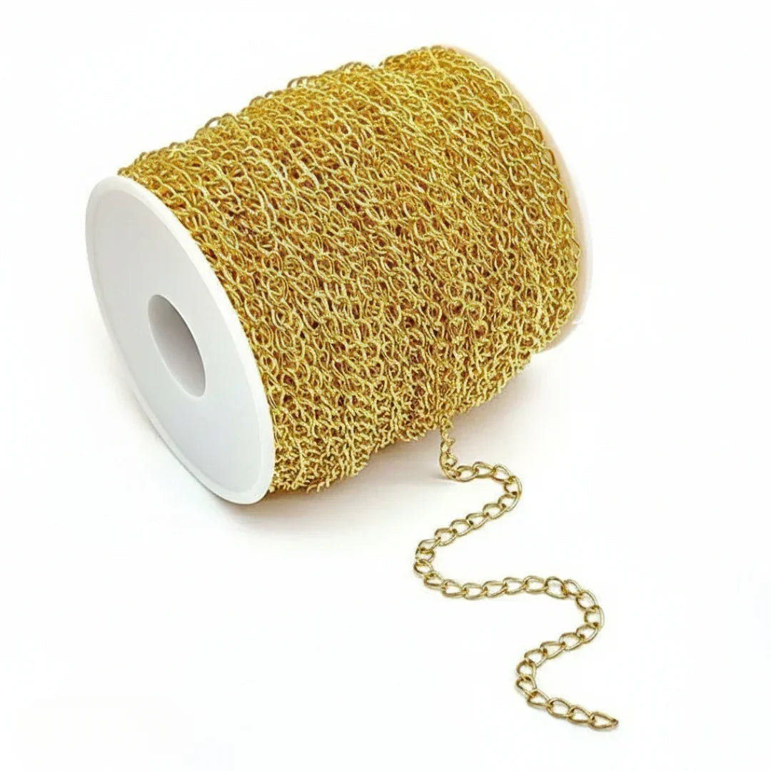 Bold Gold Chain 10mm Width l for Jewelry & Crafts l Pack of 1