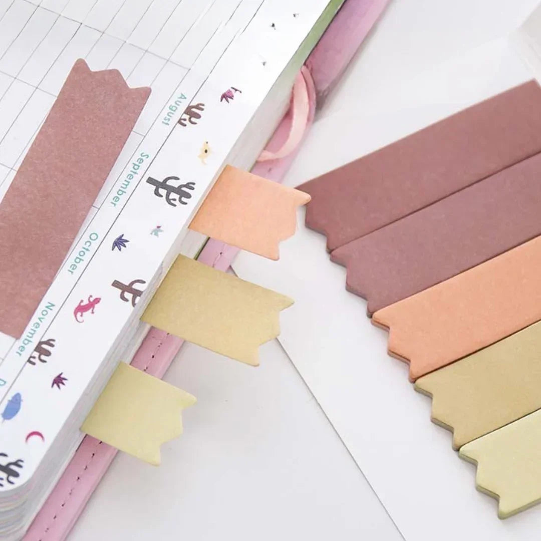 Minimal Gradient Sticky Notes 18×65 mm | Slim Page Flags | 1 Unit