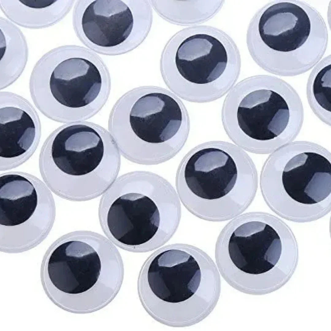 MG Traders Googly Eye Googly Eye Sp Round 22Mm (18 Pcs) (Gr22)