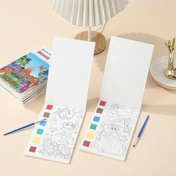 DIY Bookmark Watercolour Pocket Book | 13 Sheets with Brush (pack of 1)