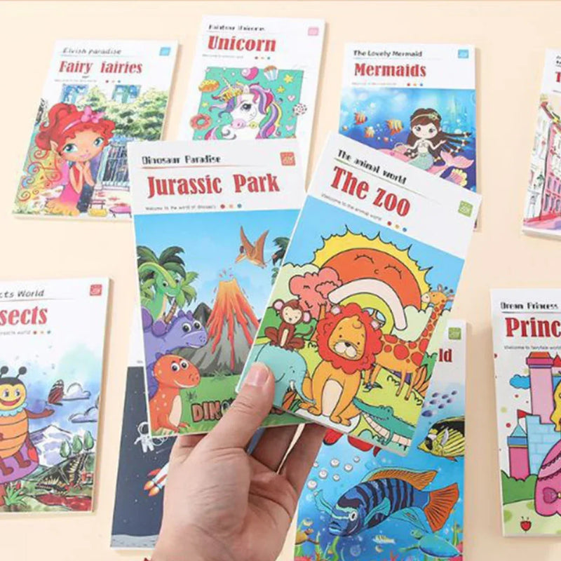 DIY Bookmark Watercolour Pocket Book | 13 Sheets with Brush (pack of 1)