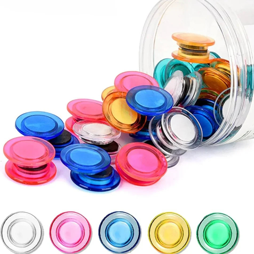 MG Traders Pack Magnet Sheet & Buttons 40Mm Tp Magnet 5Pcs (40Tp)  (Contain 1 Unit)