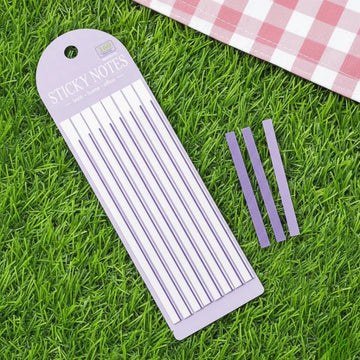 Sticky Notes Purple 8 Stripe 14Cmx5Mm (pack of 1)