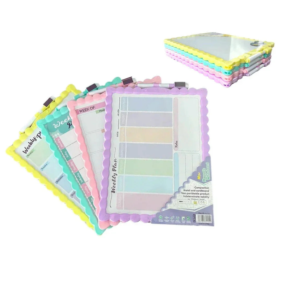 Magnetic Whiteboard Weekly Planner (Size 28x39.5cm) Pack of 1