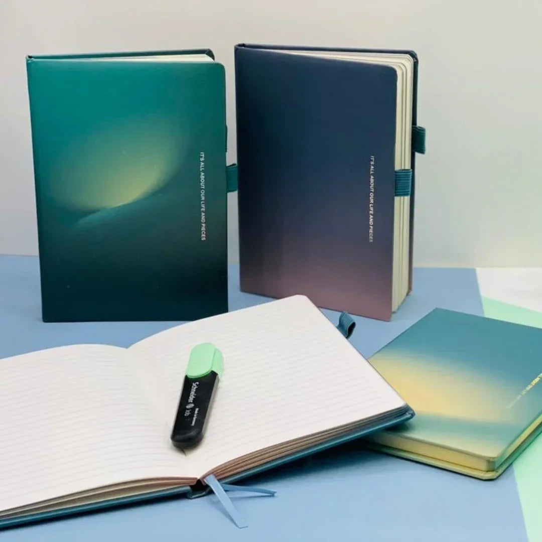 Gradient Ombre Softcover Ruled Diary A5 (pack of 1)