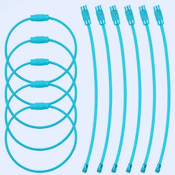 Round Sb 5Pc Keychain Clasp Lock Small (pack of 1)