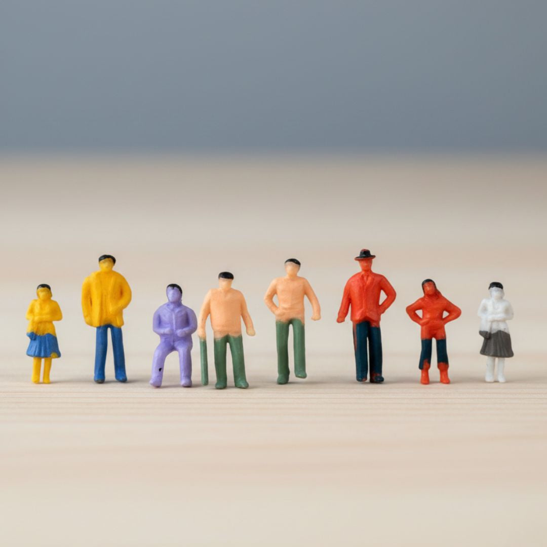Miniature Model People Set – (20pcs) Pack of 1