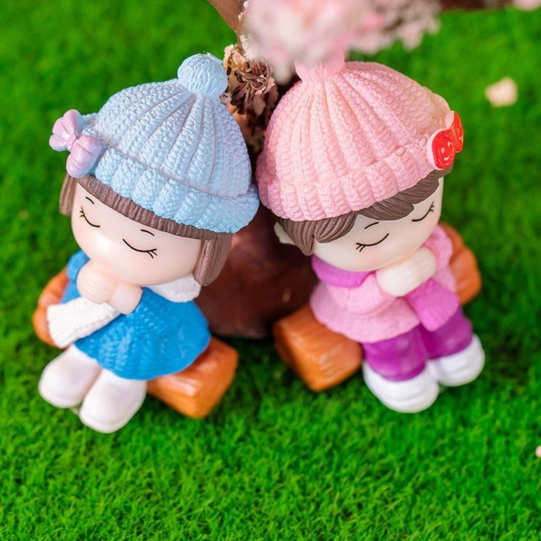 Miniature Winter Cute Kids (2pcs) Pack of 1